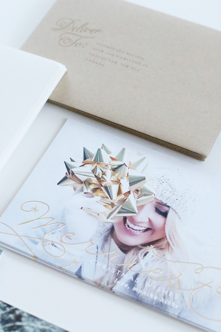 Monika Hibbs Christmas Card Minted giveaway