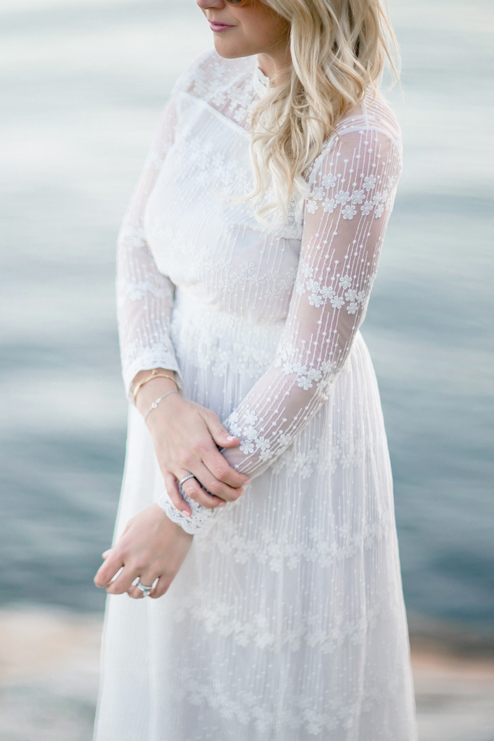 White Lace Summer Dress 