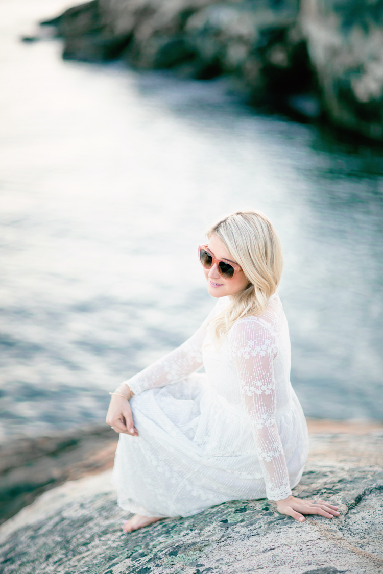 White Lace Summer Dress Monika Hibbs 