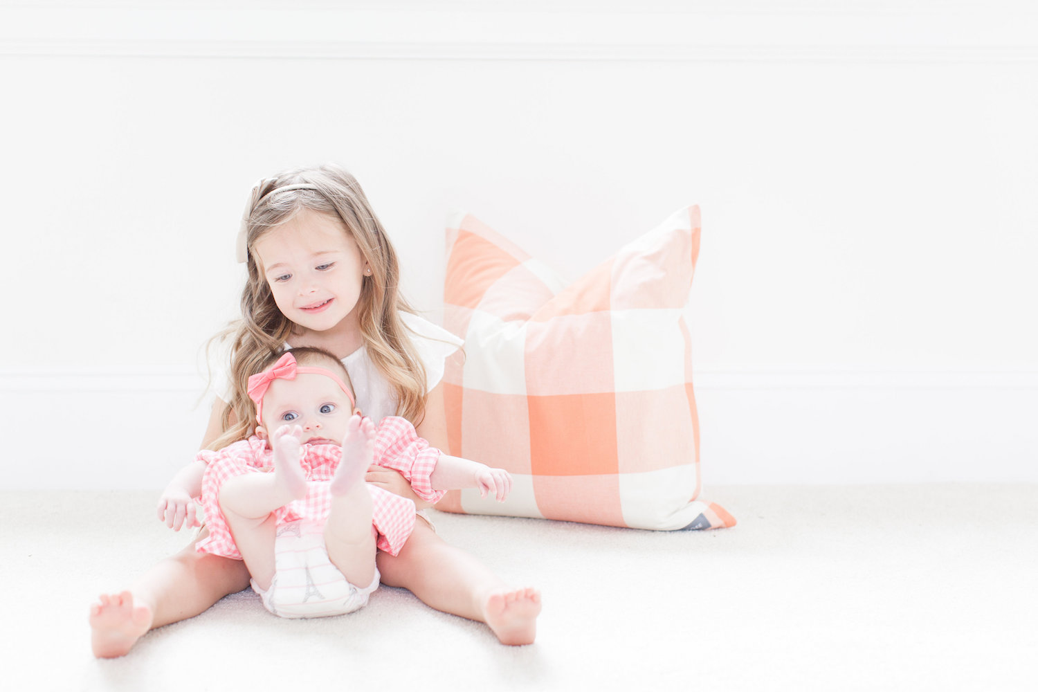 H&M Kids Spring Fashion Monika Hibbs baby girl gingham dress