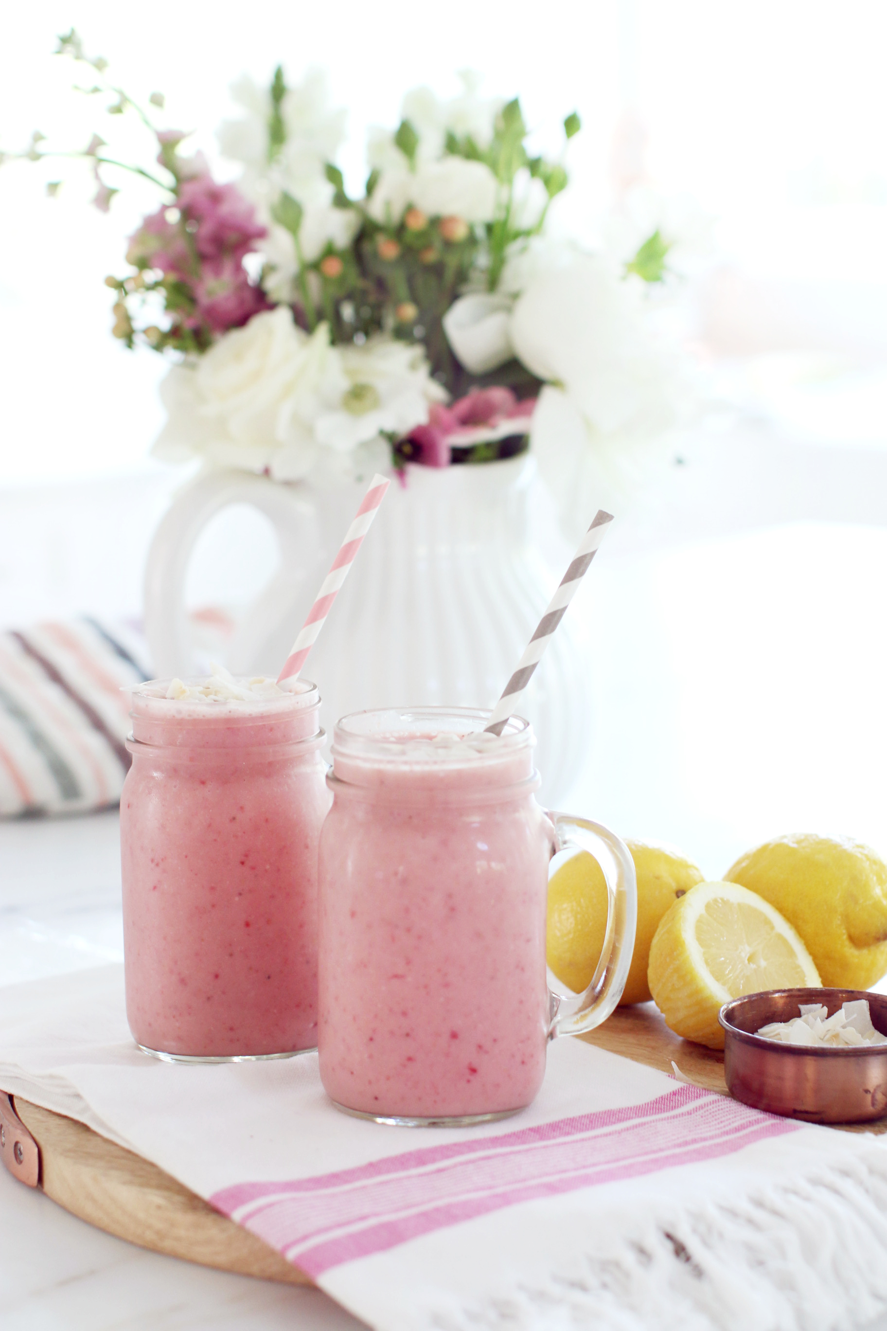 Strawberry Coconut Smoothy 10