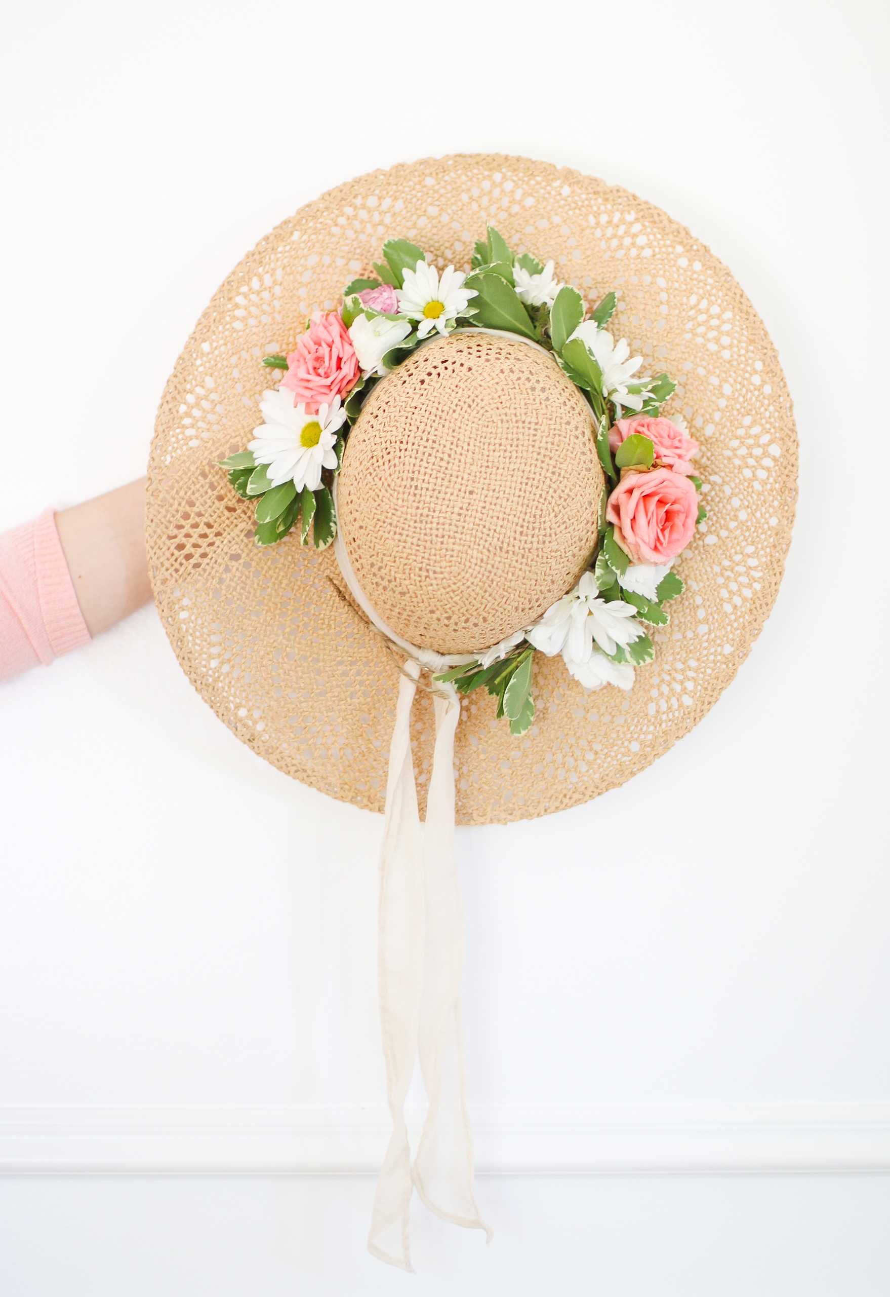 Flower sun sales hat