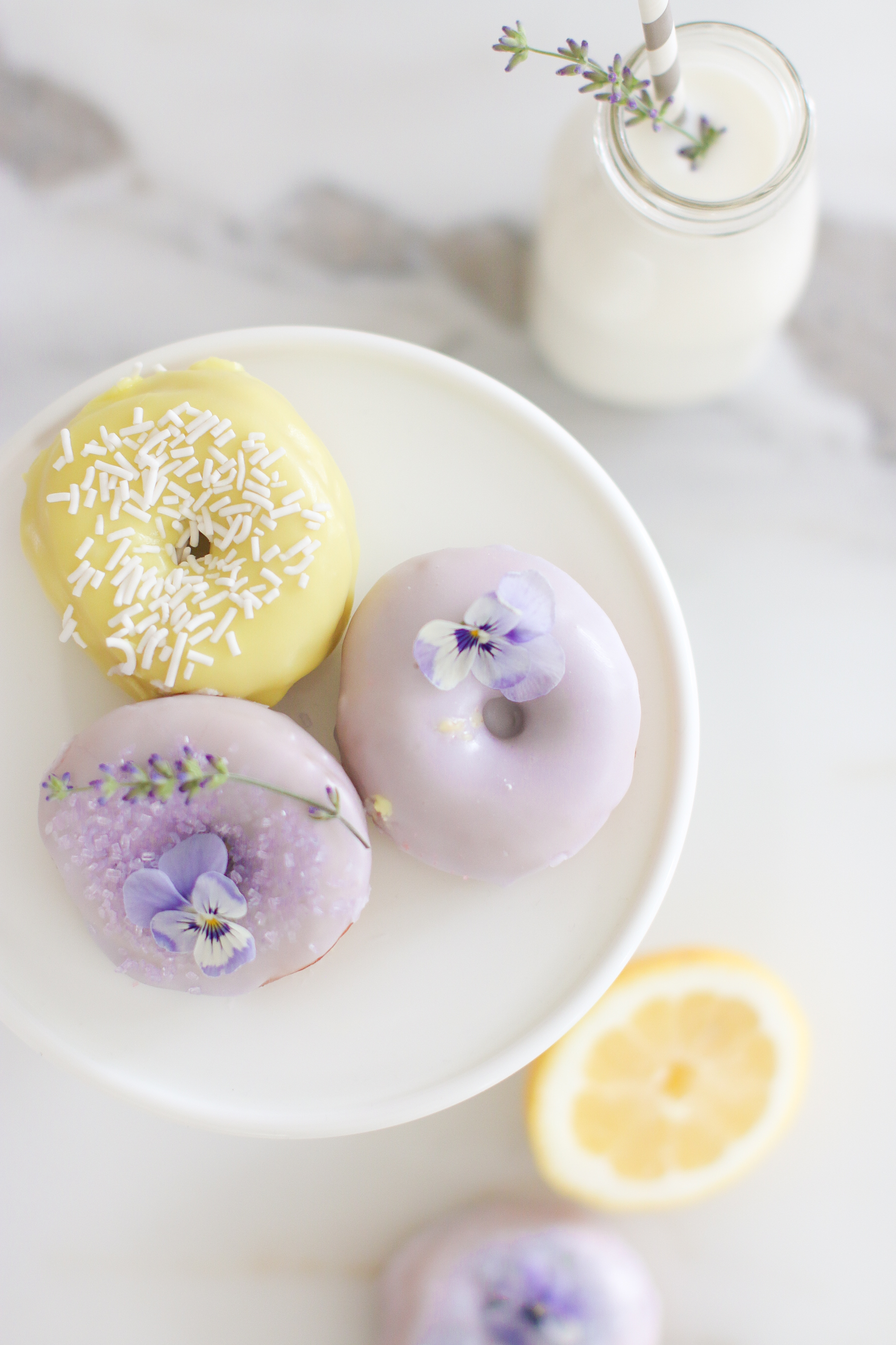 Mini Donut Sprinkles Icing DIY How to Make Donuts Donut Recipe Monika Hibbs