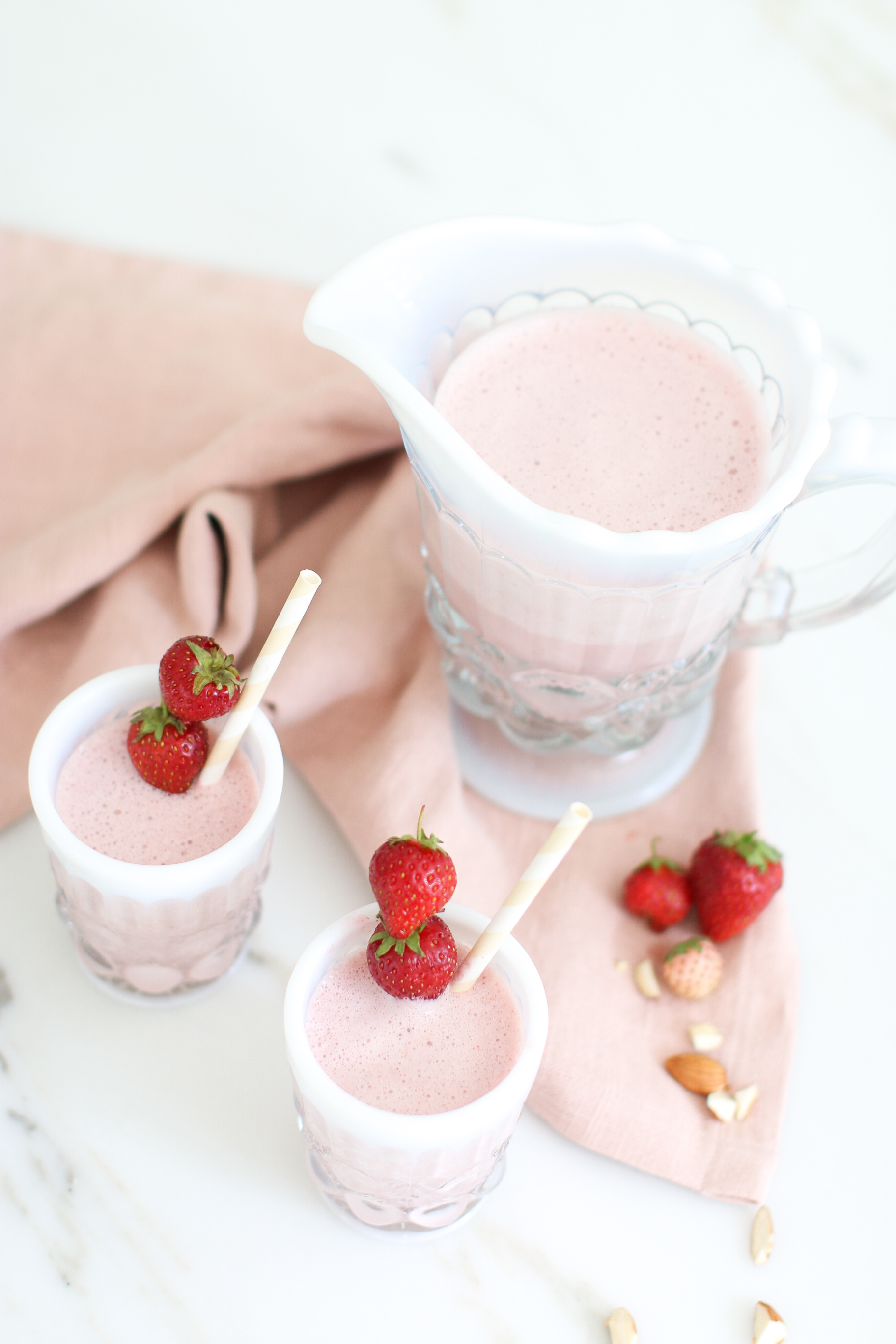 Roasted Strawberry Almond Milk Recipe DIY Monika Hibbs