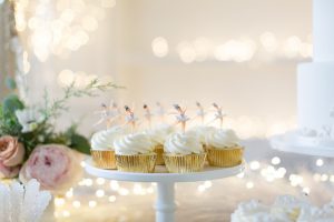 Swan lake birthday cupcakes