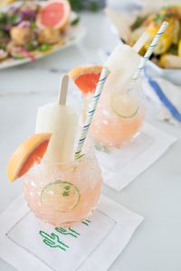 two grapefruit lime refreshers