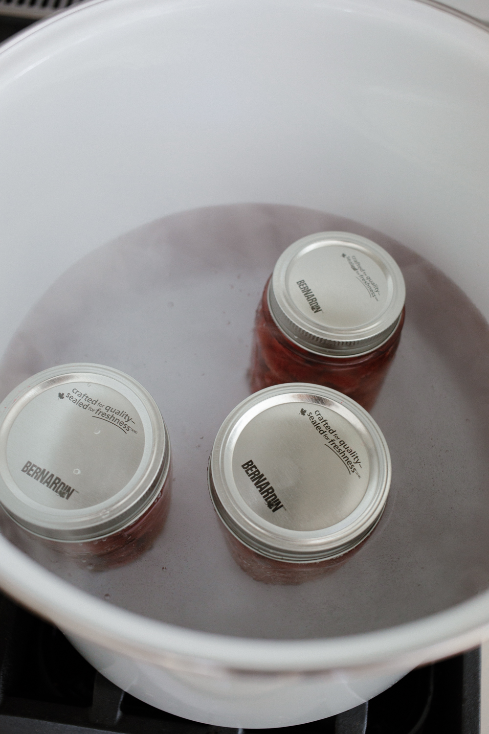 jars in hot water