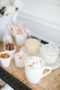 mug with coffee and whipped cream