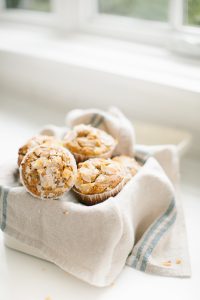 muffins by windowsill