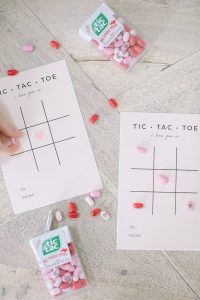 printable valentines tic tac toe card