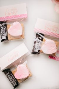 printable valentines for smores package