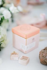 pink candle box jewelry
