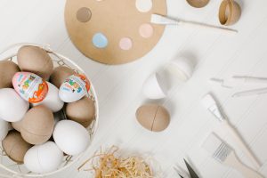 kinder surprise DIY paper easter eggs