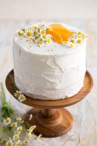 pretty cake with apricot