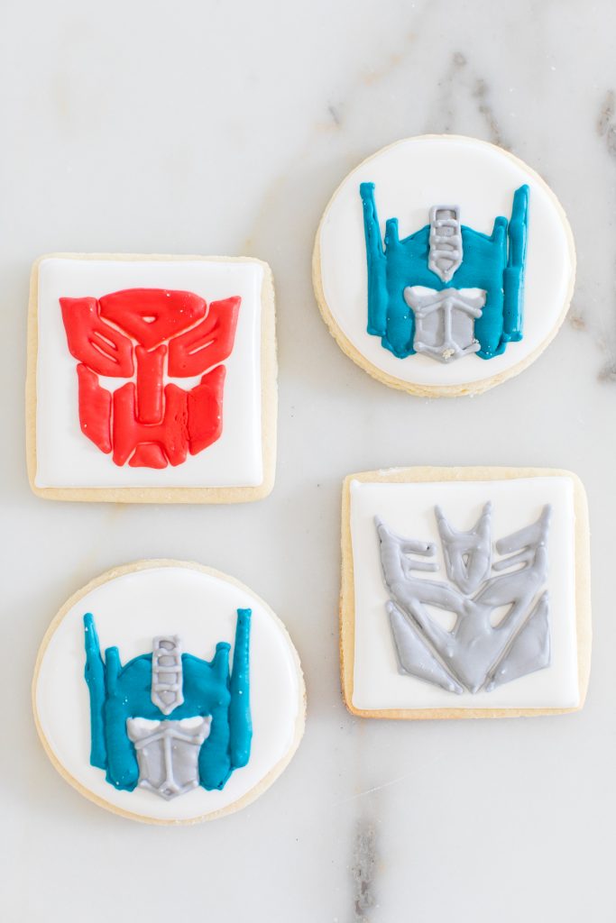 transformers sugar cookies