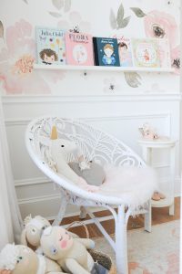 bright and airy ready nook little girls room