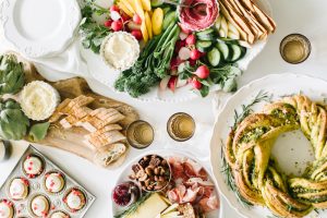 holiday appetizer spread
