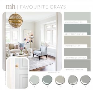 MH Favourite Grays Paint Colour Swatch