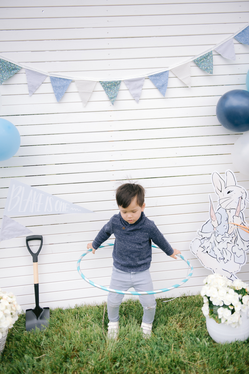 Adorable Peter Rabbit First Birthday Garden Party // Hostess with the  Mostess®