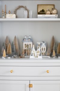 Christmas trees and houses