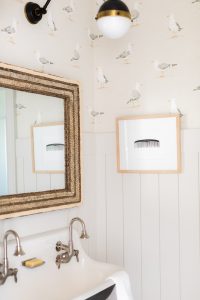Bathroom Art and Mirror