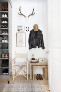 Shoes and Feature Wall