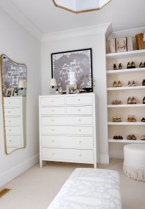 Mirror, Dresser & Shoes